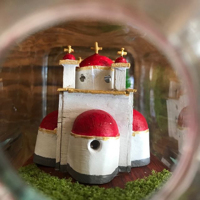 Església Ortodoxa Grega. Cafernaún. Israel. Dins a