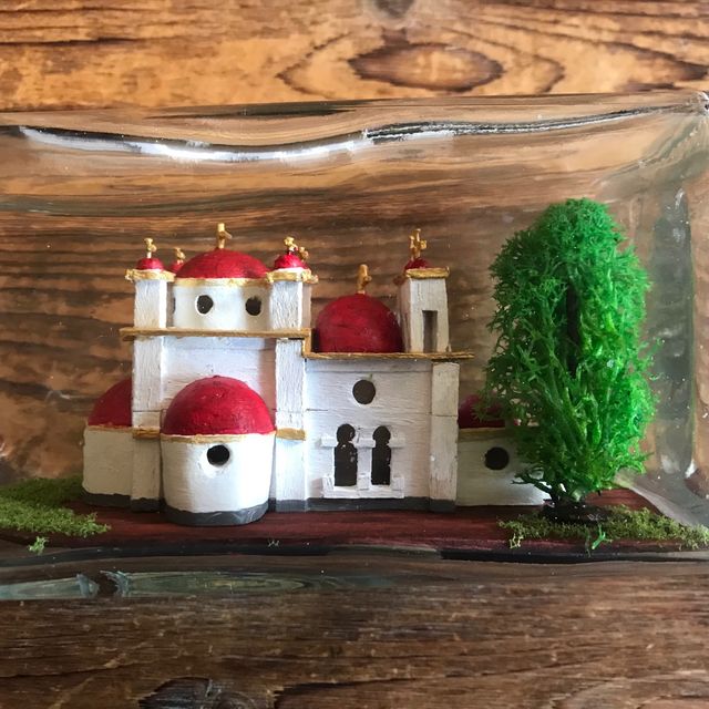 Església Ortodoxa Grega. Cafernaún. Israel. Dins a