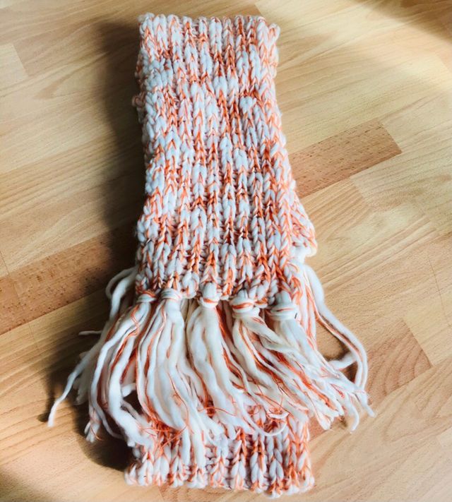 Conjunto bufanda y guantes de mujer