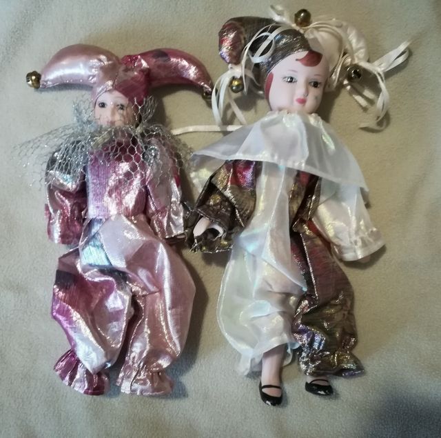 Pareja de arlequines