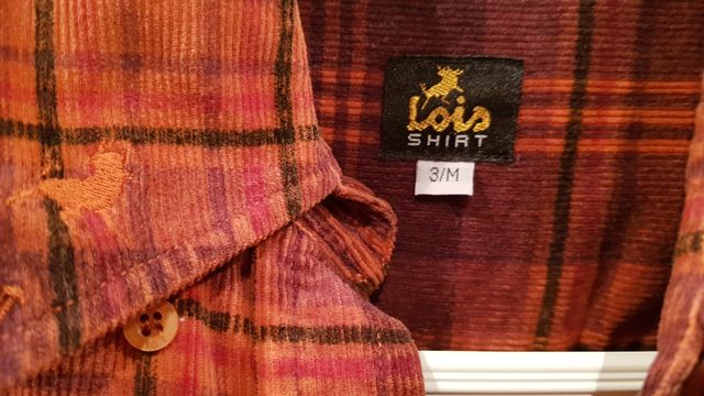 Camisa a cuadros de pana