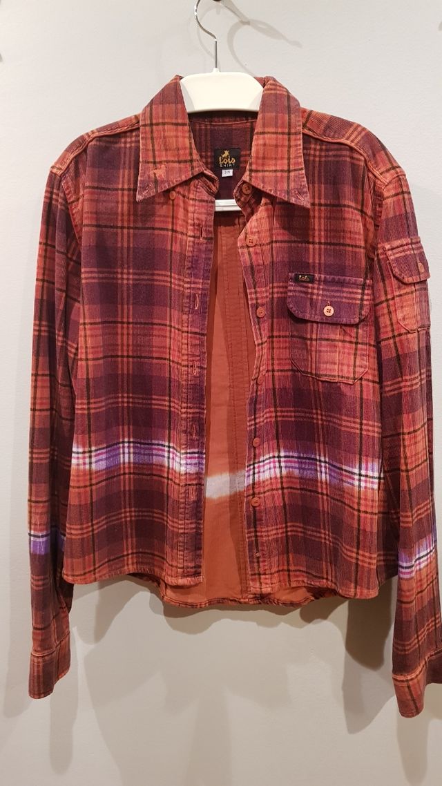 Camisa a cuadros de pana