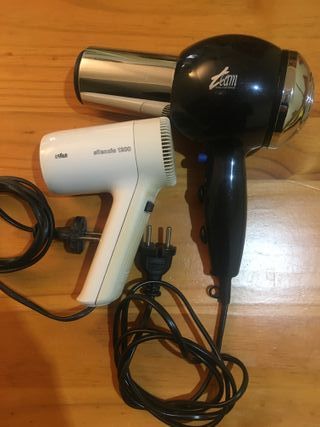 2 secadores de pelo: Braun Silencio 1200 y Team HD de segunda mano por 5  EUR en Albacete en WALLAPOP