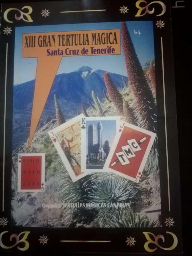 ilusionismo. 13 gran tertulia magica Santa Cruz de