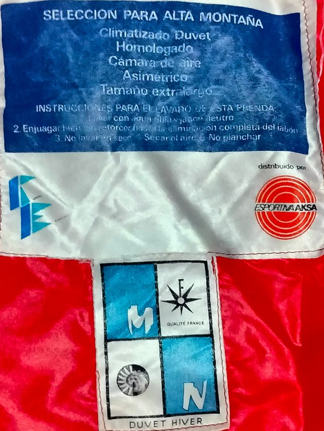 Saco de dormir Khal Esport Pluma duvet