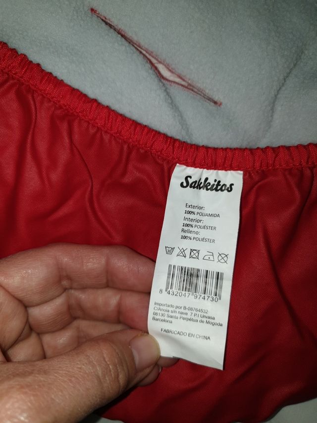 saco del cochecito de bebe