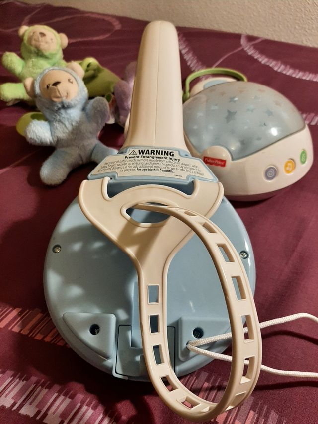 Carrusel para cuna. Luminoso