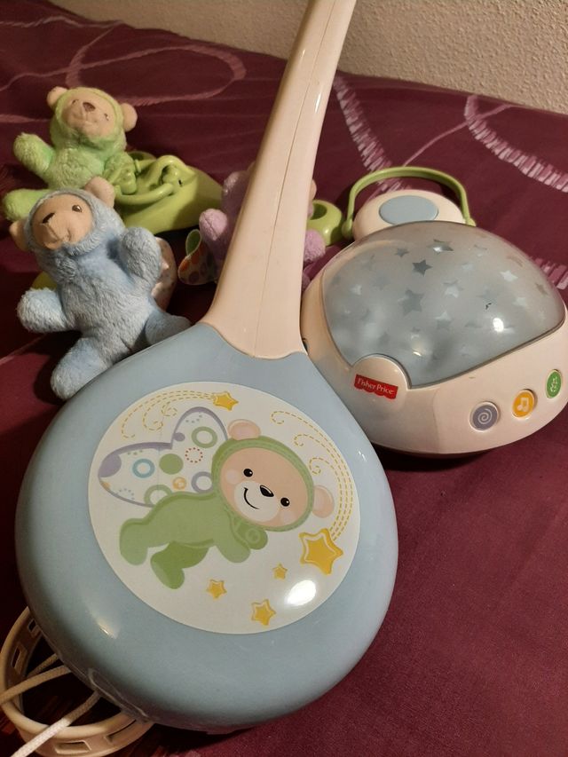 Carrusel para cuna. Luminoso