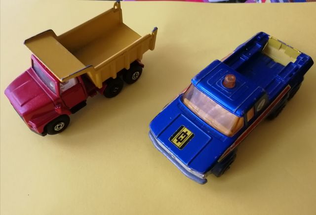 Camión y pick up miniatura década 80.