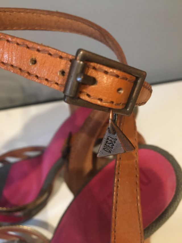 Sandalia de tacón de Diesel