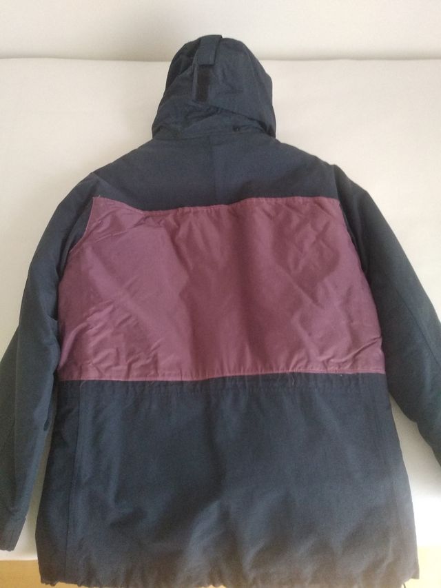 Chaquetón mujer azul marino 3 en 1, waterproof