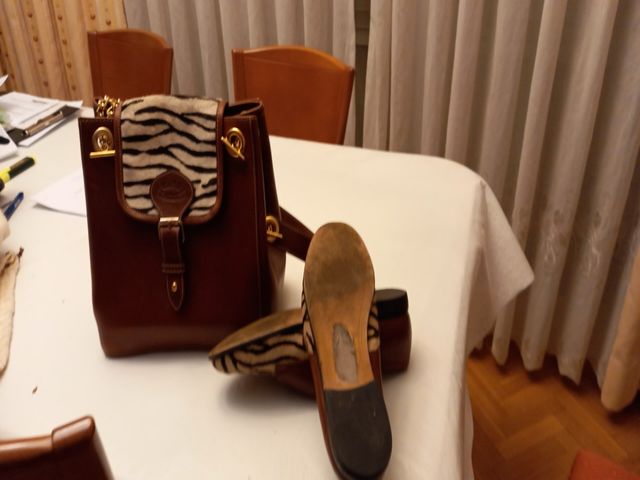 conjunto bolso y zapatos