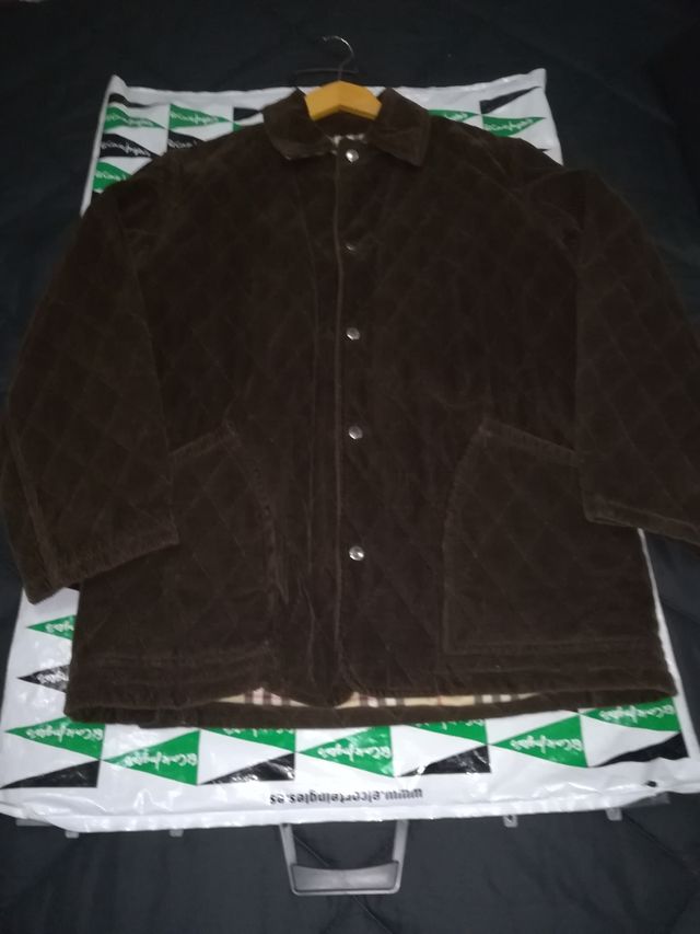 Burberry abrigo pana hombre.