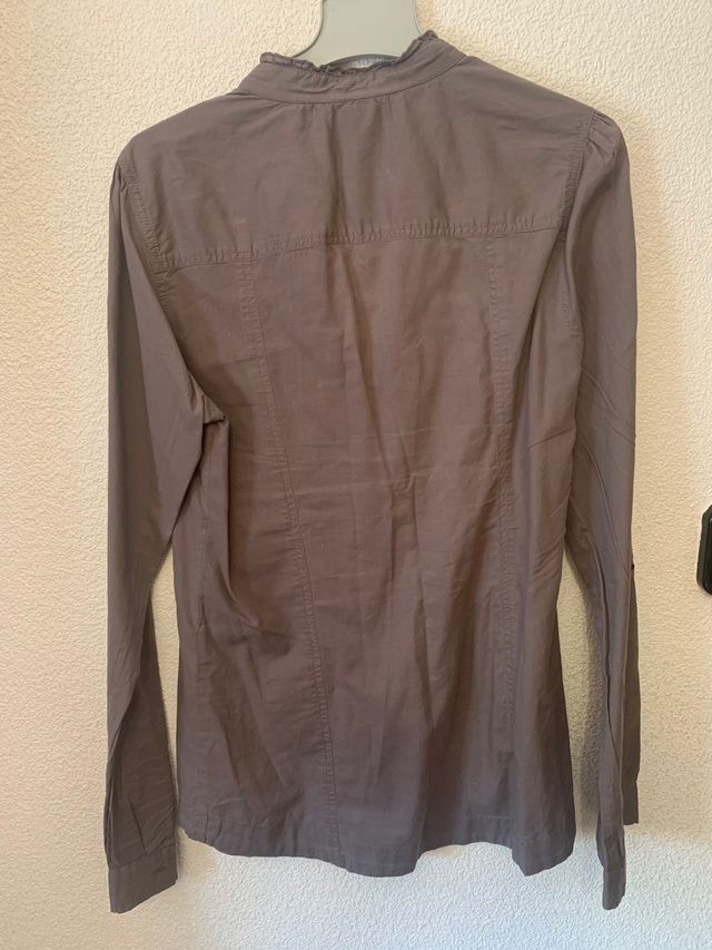 Camisa mujer color topo