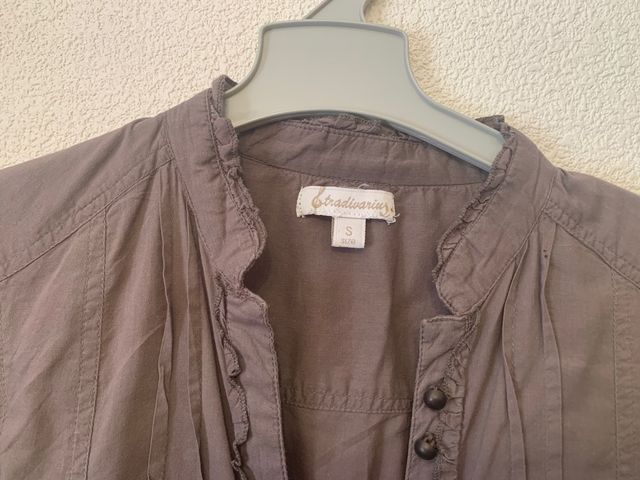 Camisa mujer color topo