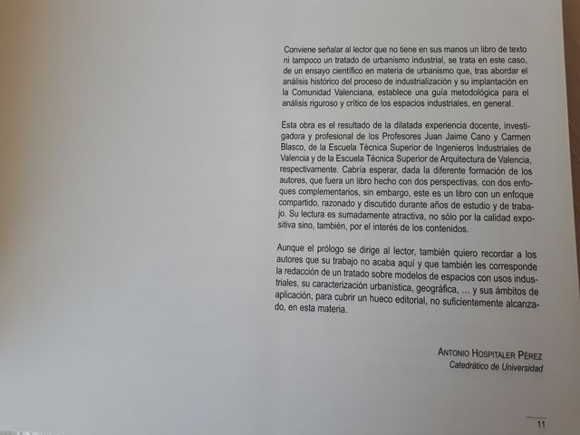 El espacio industrial en la Comunidad Valenciana