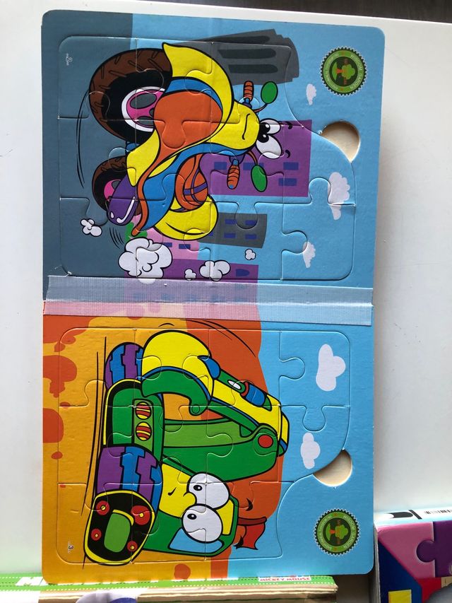 Lote libros / puzzle