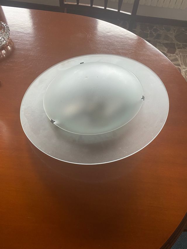 Plafón cristal ahumado