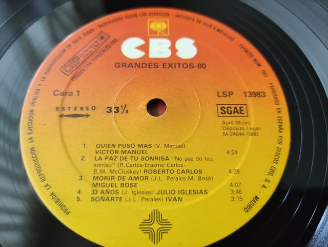 Disco de vinilo Grandes Éxitos