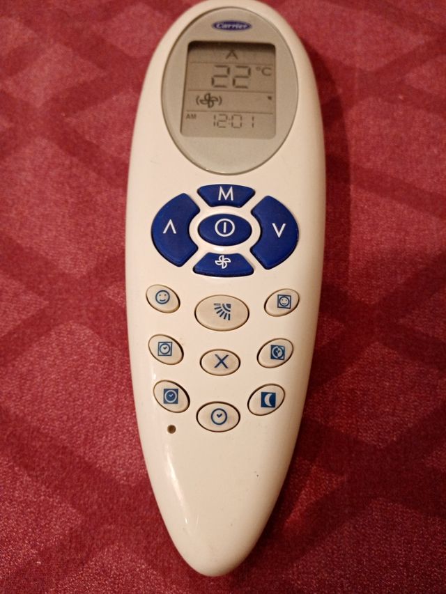 mando de aire acondicionado Carrier