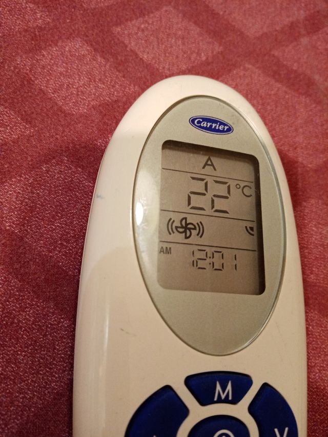 mando de aire acondicionado Carrier