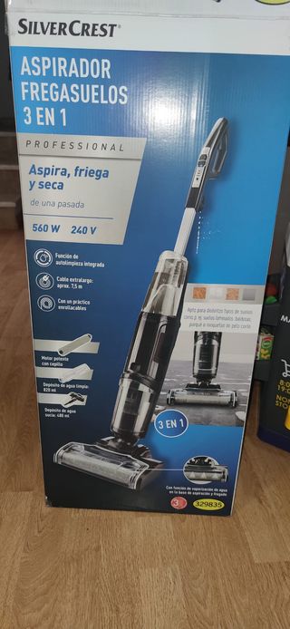 Aspirador Fregasuelos 3 en 1 de segunda mano por 75 EUR en Churriana de la  Vega en WALLAPOP