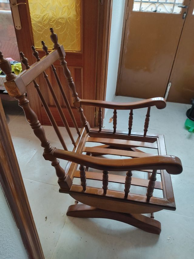 mecedoras de madera