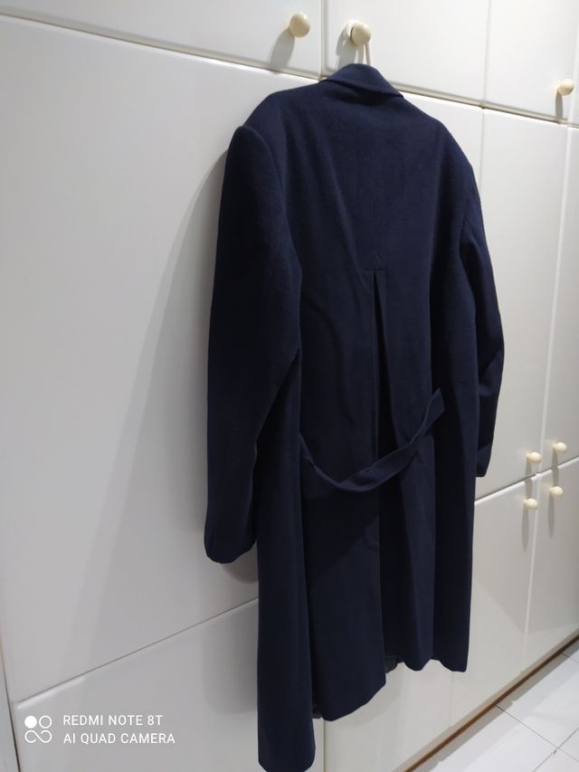 Abrigo de Sastre Hombre Azul Marino