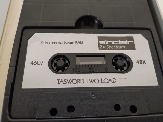 Tasword Two procesador de textos Spectrum 48K