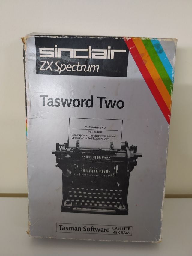 Tasword Two procesador de textos Spectrum 48K