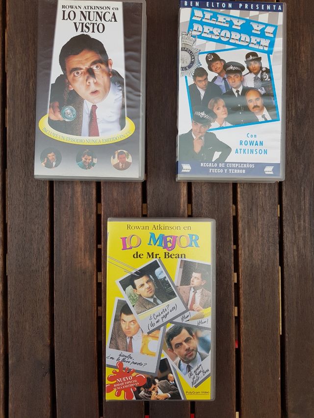 9  Cintas de video de Mr. Bean en castellano