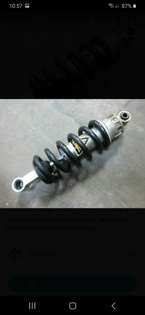 Amortiguador trasero yamaha fz6