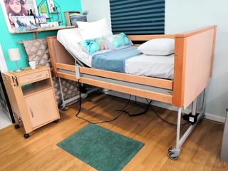 Cama articulada elevable con colchón