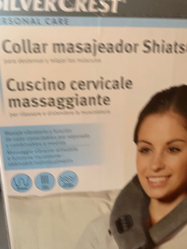 Masajeador cervical shiatsu