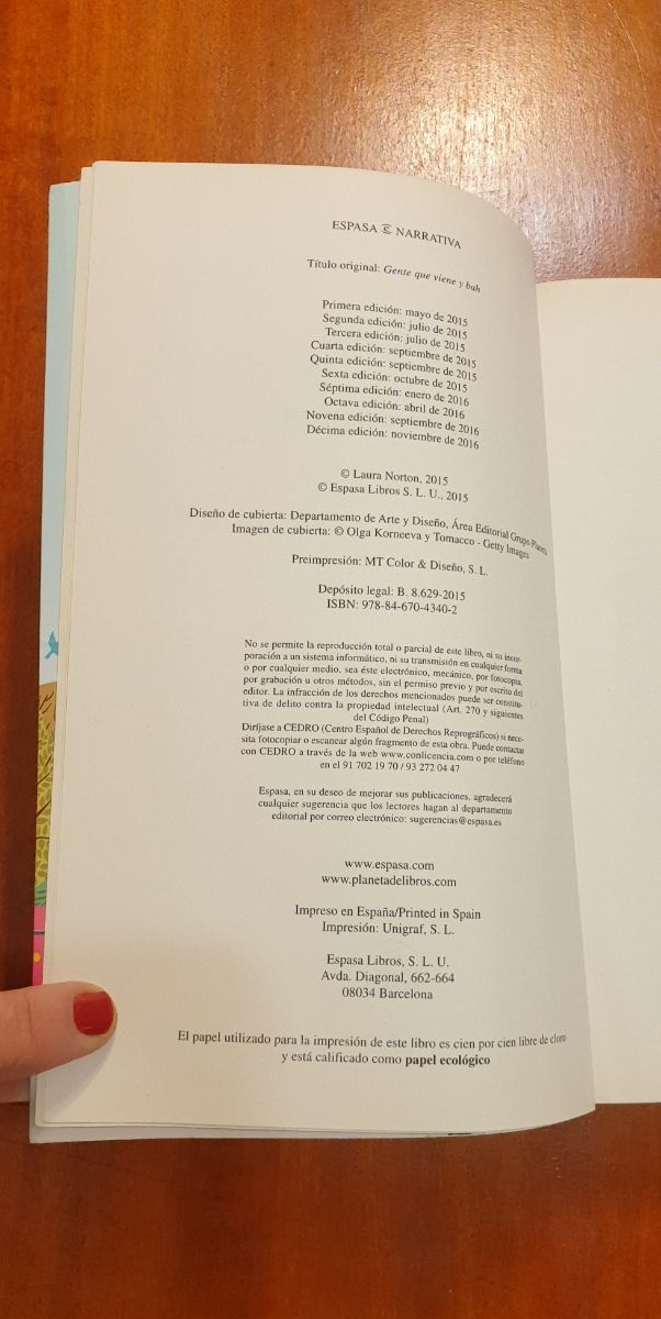GENTE QUE VIENE Y BAH de LAURA NORTON