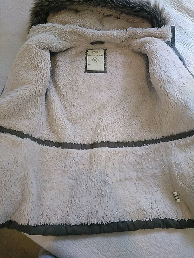 parka forrada verde militar