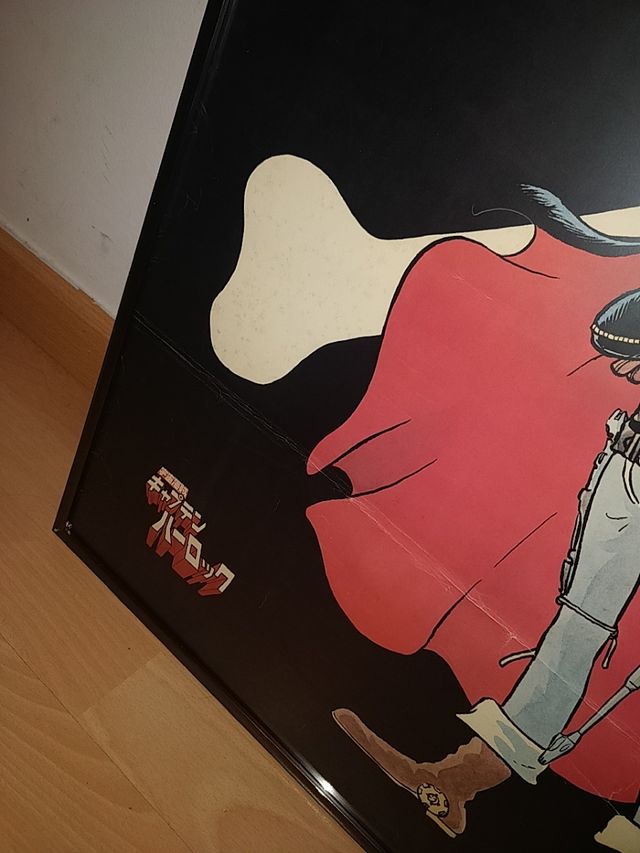 Capitan Harlock poster vintage A1 Leiji Matsumoto
