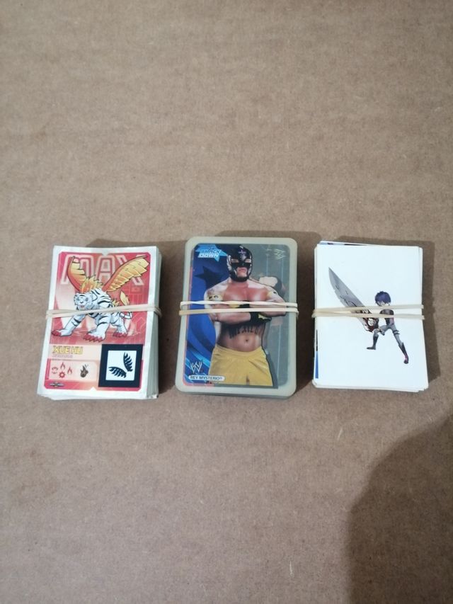 cartas de colección:Invizimals,SMACK DOWN,Lyoko