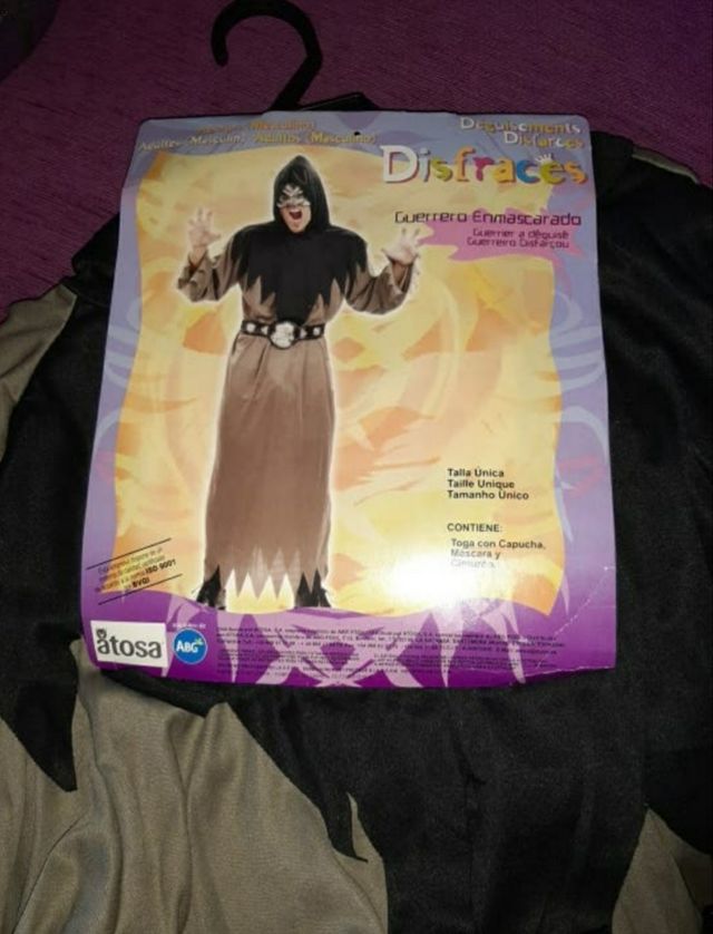 guerrero disfraz carnaval