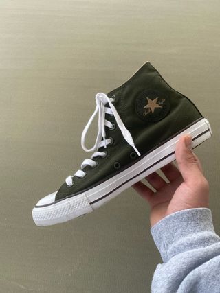 converse verde militar