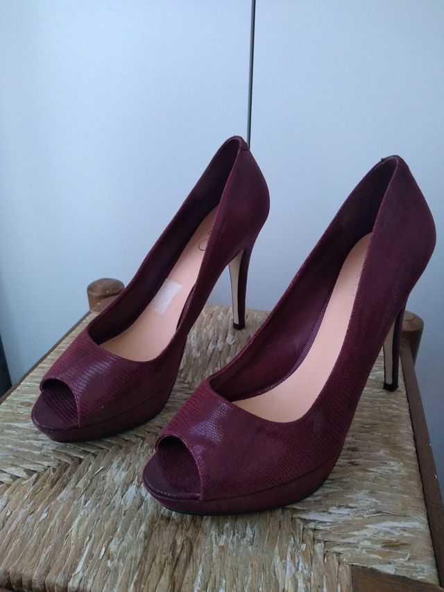 ZAPATOS DE VESTIR TACON ALTO