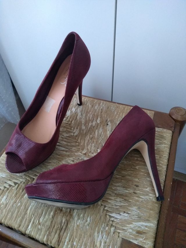 ZAPATOS DE VESTIR TACON ALTO