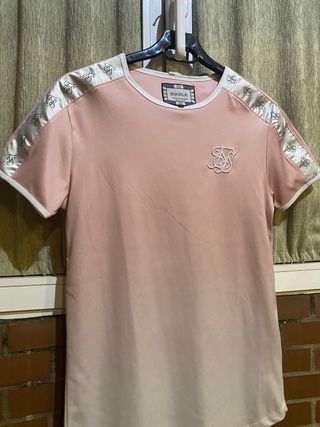 Siksilk Camiseta Rosa Discount, 52% OFF | rupit.com