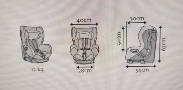 silla coche bebé axiss grupo 1