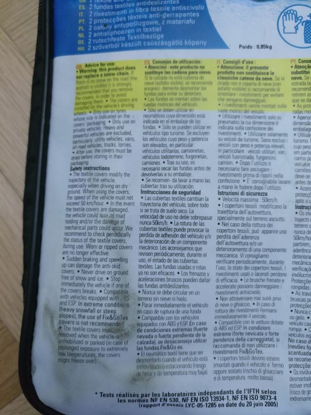 Cadenas de nieve textiles