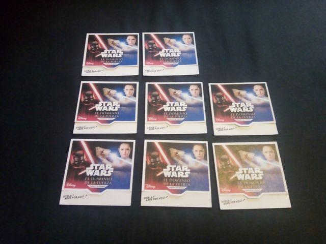 Lote de cromos Star Wars El dominio de la fuerza