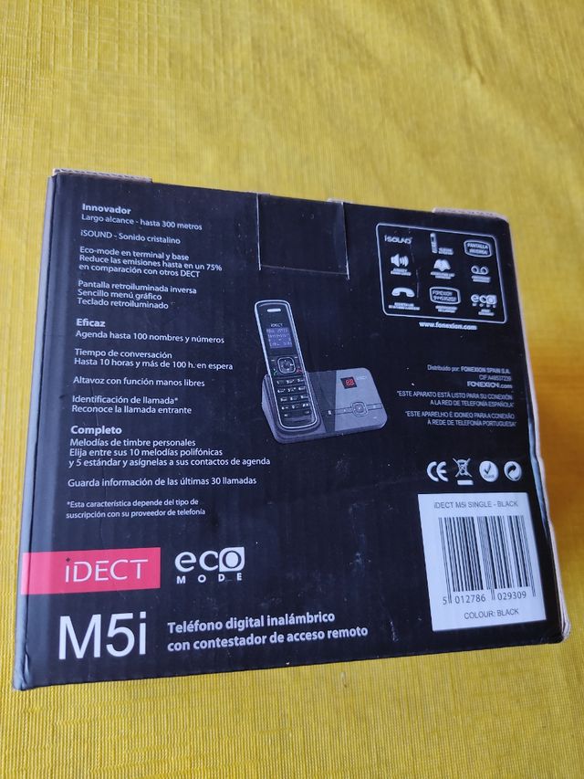 Teléfono digital inalámbrico IDEC M5i
