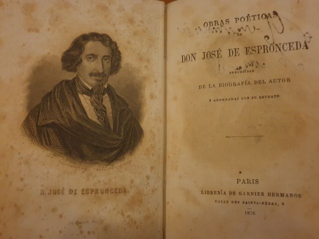 OBRAS POÉTICAS. DON JOSÉ DE ESPRONCEDA