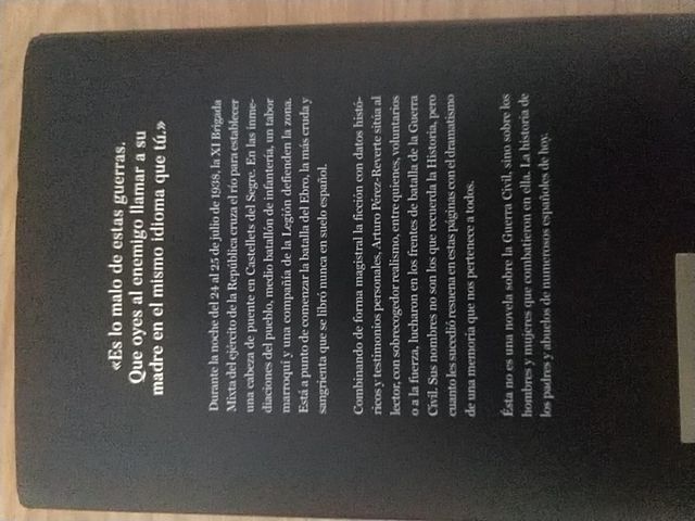 novedad libro Arturo Pérez Reverte