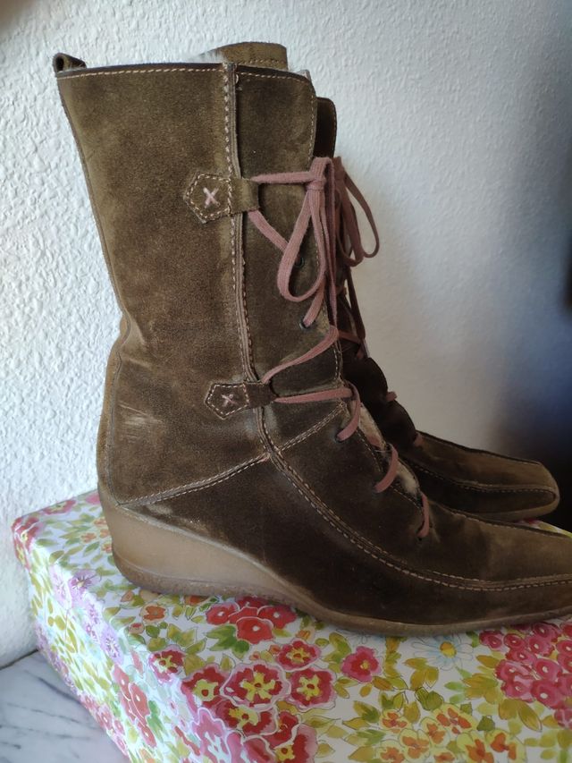 Botas de ante verdes de Hobby